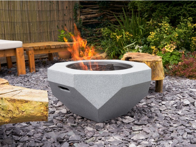 Field & Flame Rhoda Wood Burning BBQ Fire Pit