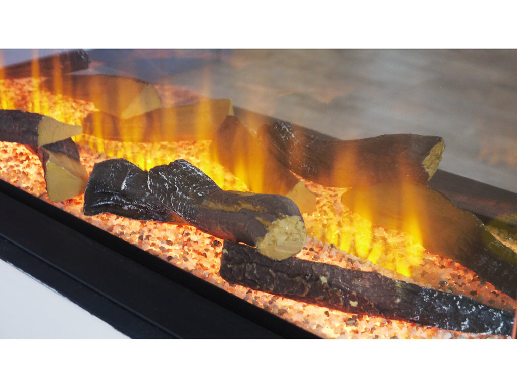 Adam Sahara Fully Inset Media Wall Electric Fire, 51 Inch