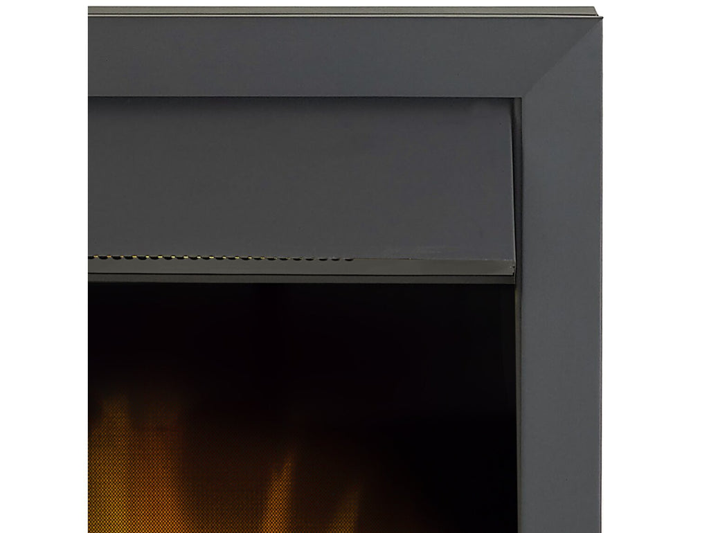 Adam Eclipse Electric Fire in Black with Remote Control