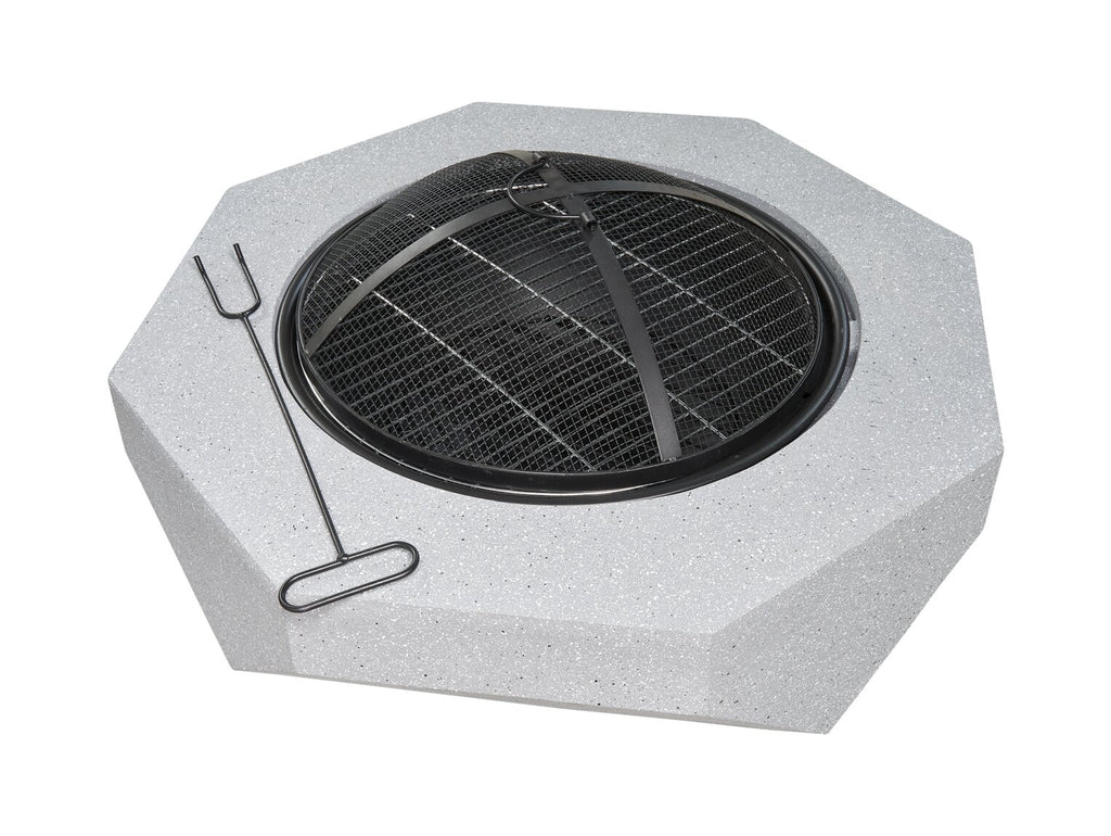 Field & Flame Rhoda Wood Burning BBQ Fire Pit