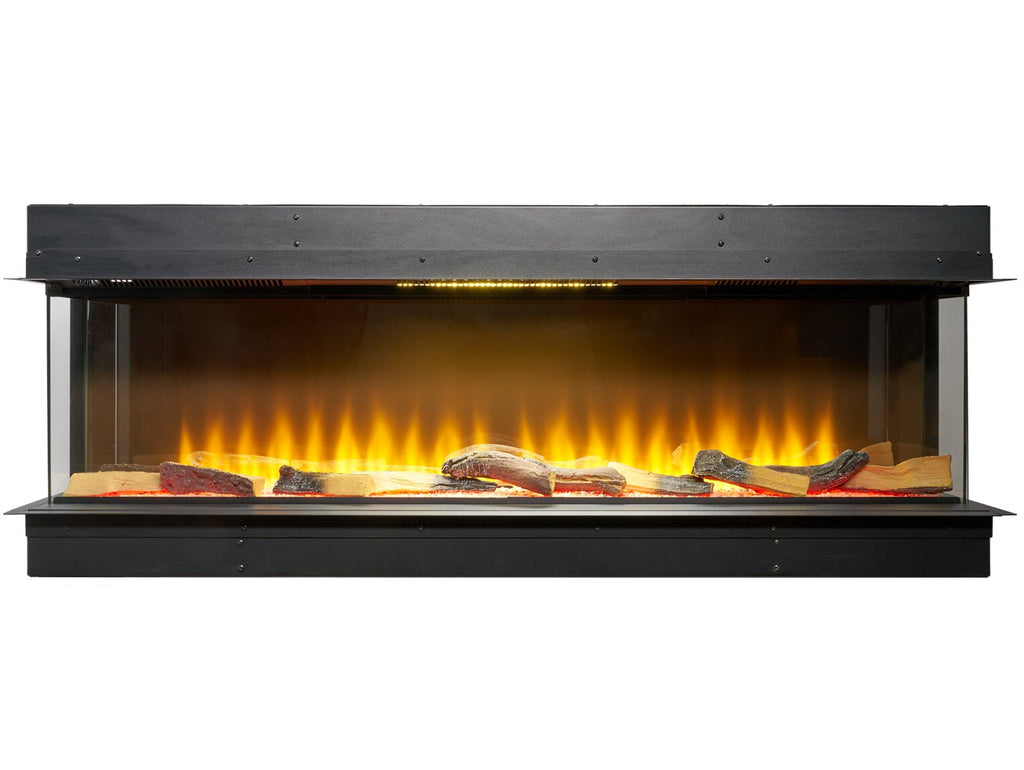 Adam Sahara Panoramic Media Wall Electric Fire, 51 Inch