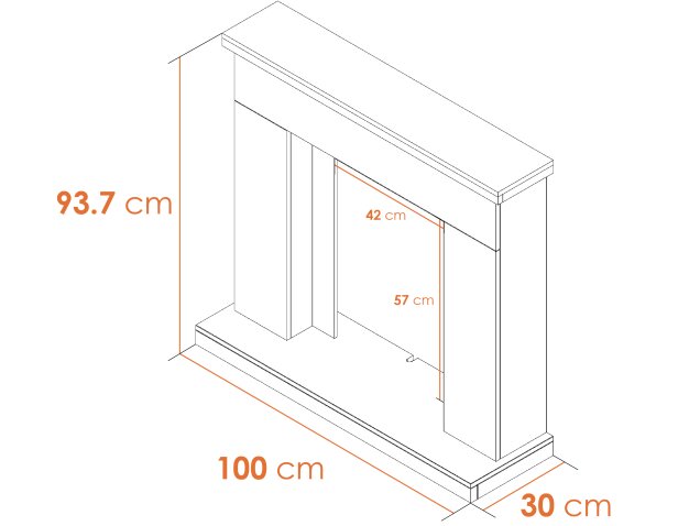 Adam Lomond White Marble Fireplace, 39 Inch