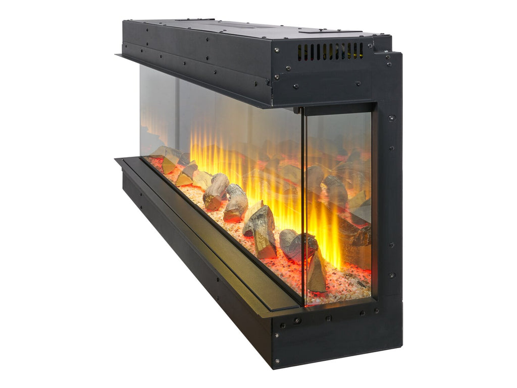 Adam Sahara Panoramic Media Wall Electric Fire, 31 Inch