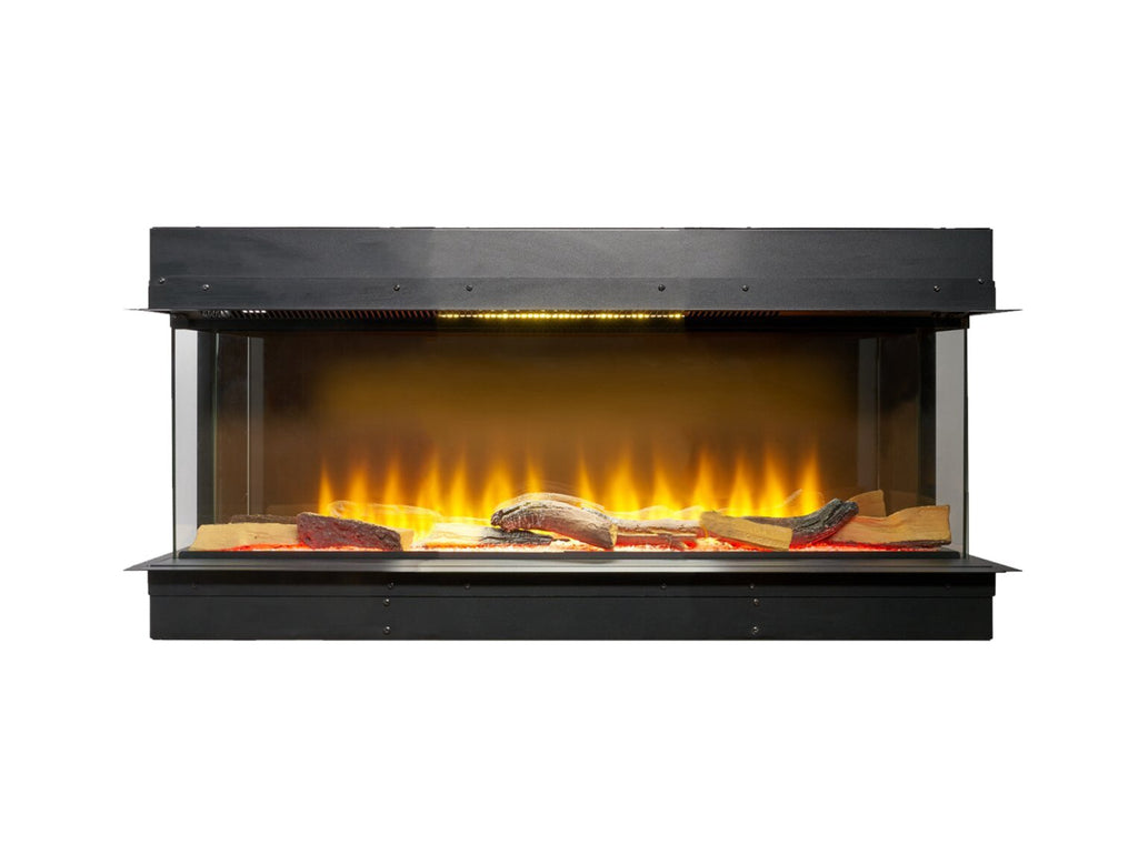 Adam Sahara Panoramic Media Wall Electric Fire, 31 Inch