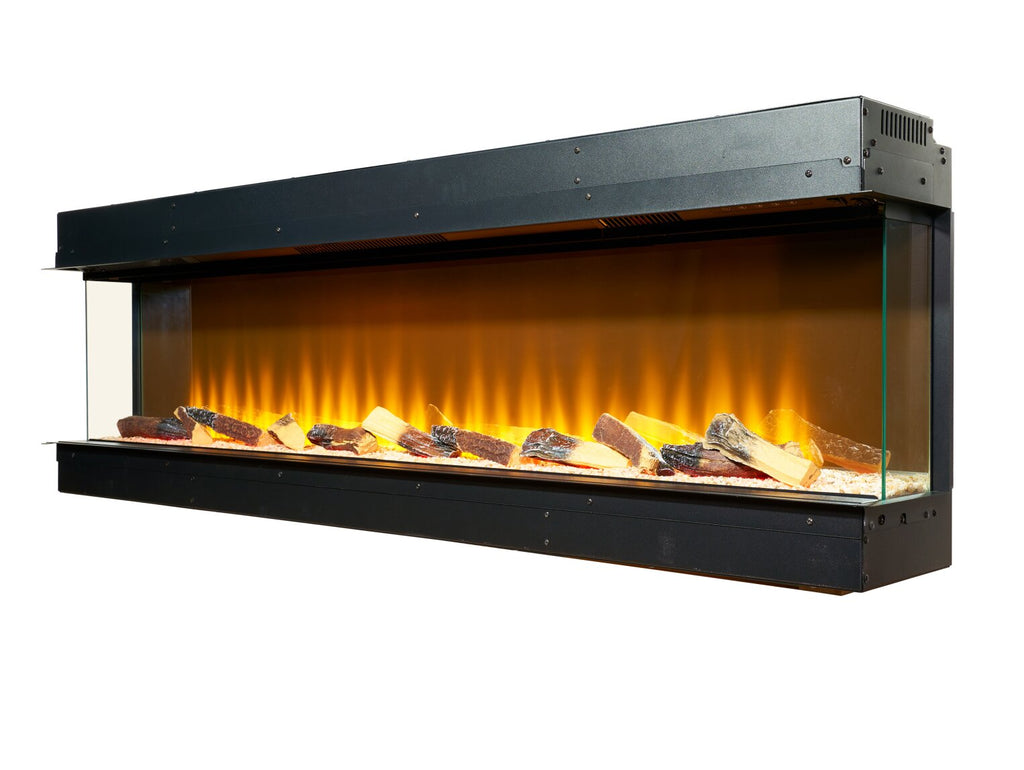 Adam Sahara Panoramic Media Wall Electric Fire, 42 Inch