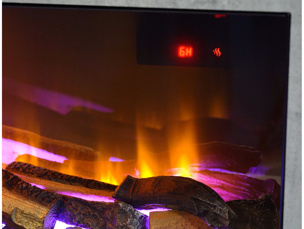 Acantha Orion Electric Floating Media Wall Suite & Fire with TV Backbo ...