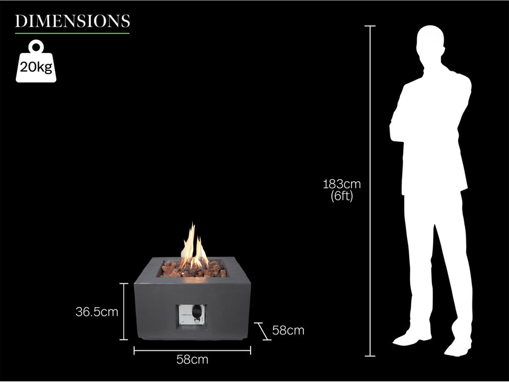 Field & Flame Aster Gas Fire Pit
