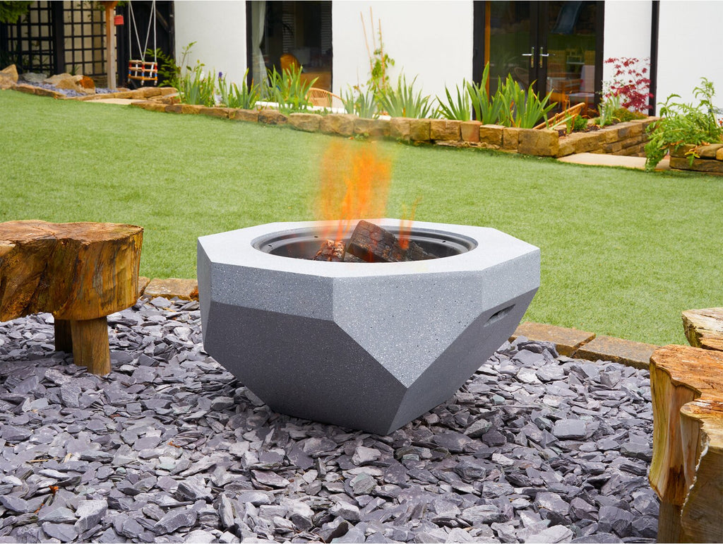 Field & Flame Rhoda Wood Burning BBQ Fire Pit