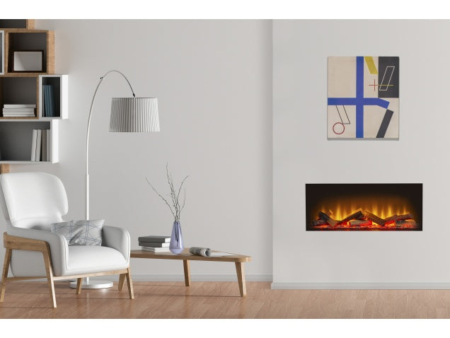 Acantha Aspire 75 Fully Inset Media Wall Electric Fire