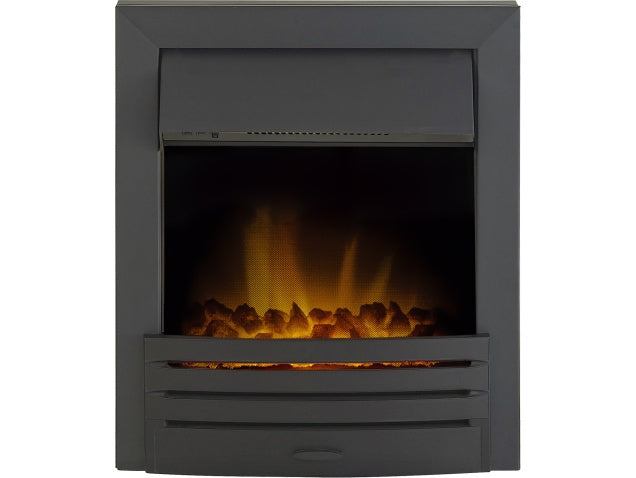 Adam Eclipse Electric Fire in Black with Remote Control