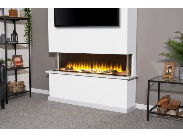 Adam Sahara Panoramic Media Wall Electric Fire, 51 Inch