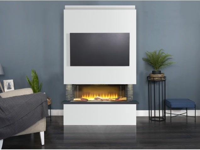 Adam Sahara Pre-Built Panoramic Media Wall 2 & Fire